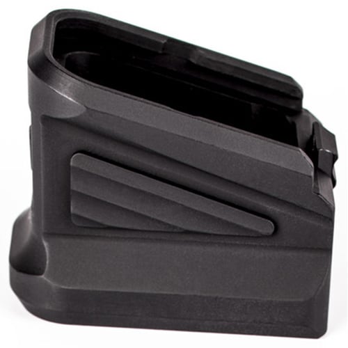 ZEV BPADEXTGLK5B Basepad  made of Aluminum with Hardcoat Anodized Black Finish for Glock 17rd Magazines (Adds 5rds)
